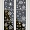 Wrapables Snowflake Window Clings Decal Stickers, Christmas Winter Decoration for Glass Windows